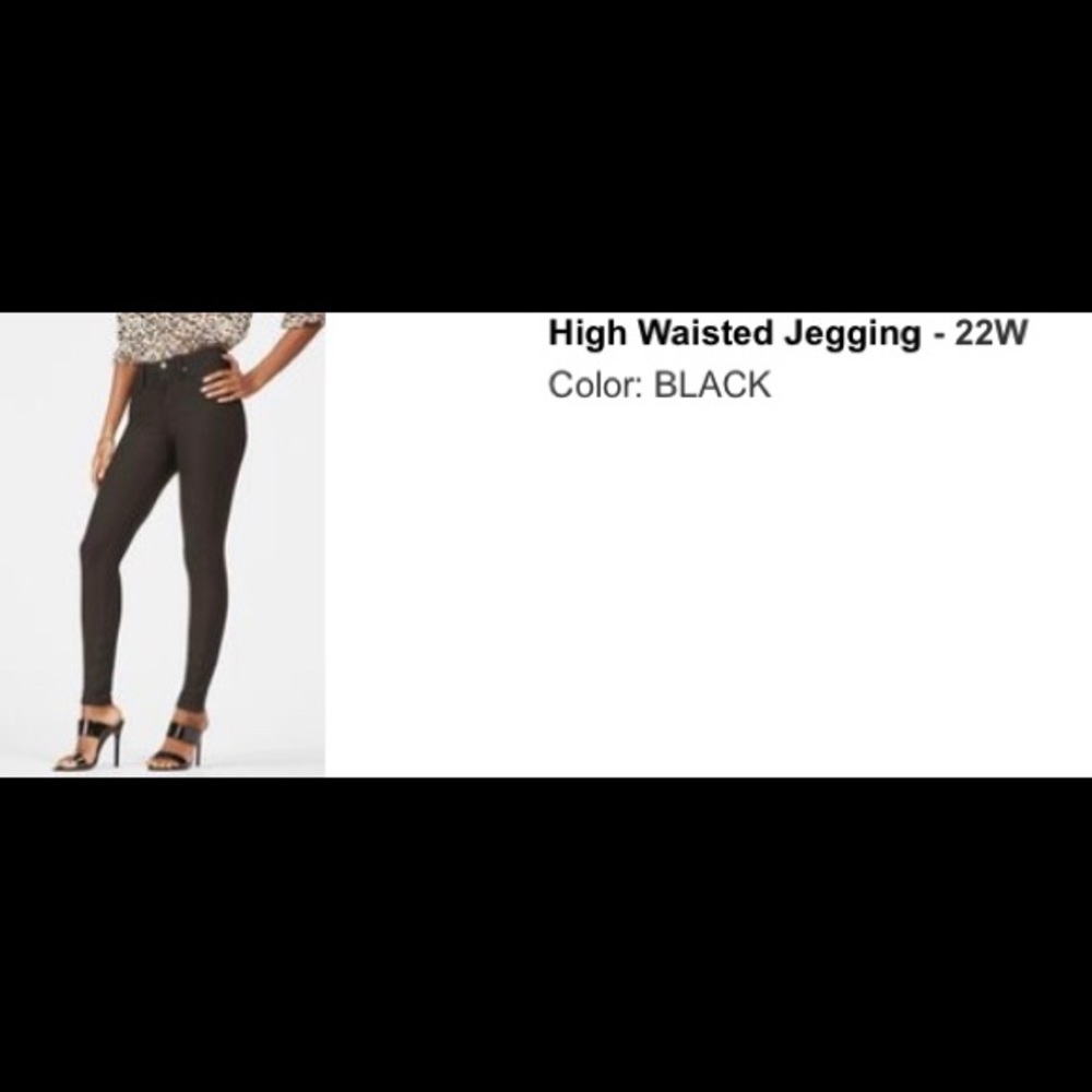 JustFab Black Jeggings